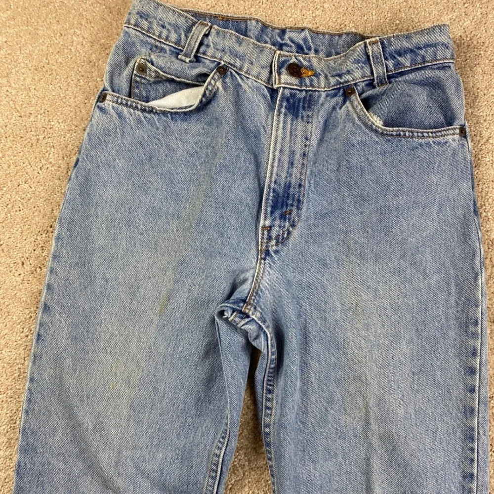 Levis 550 Student Vintage Orange‎ Tab Jeans Made in USA Blue W29 L32 40750-0299